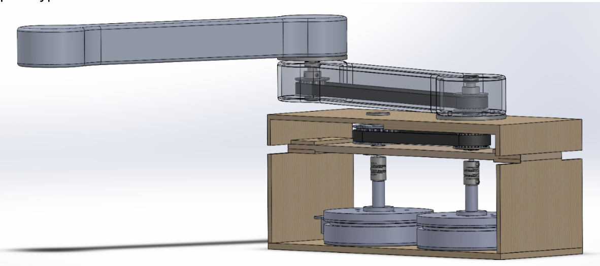 Early Solidworks conceptual model