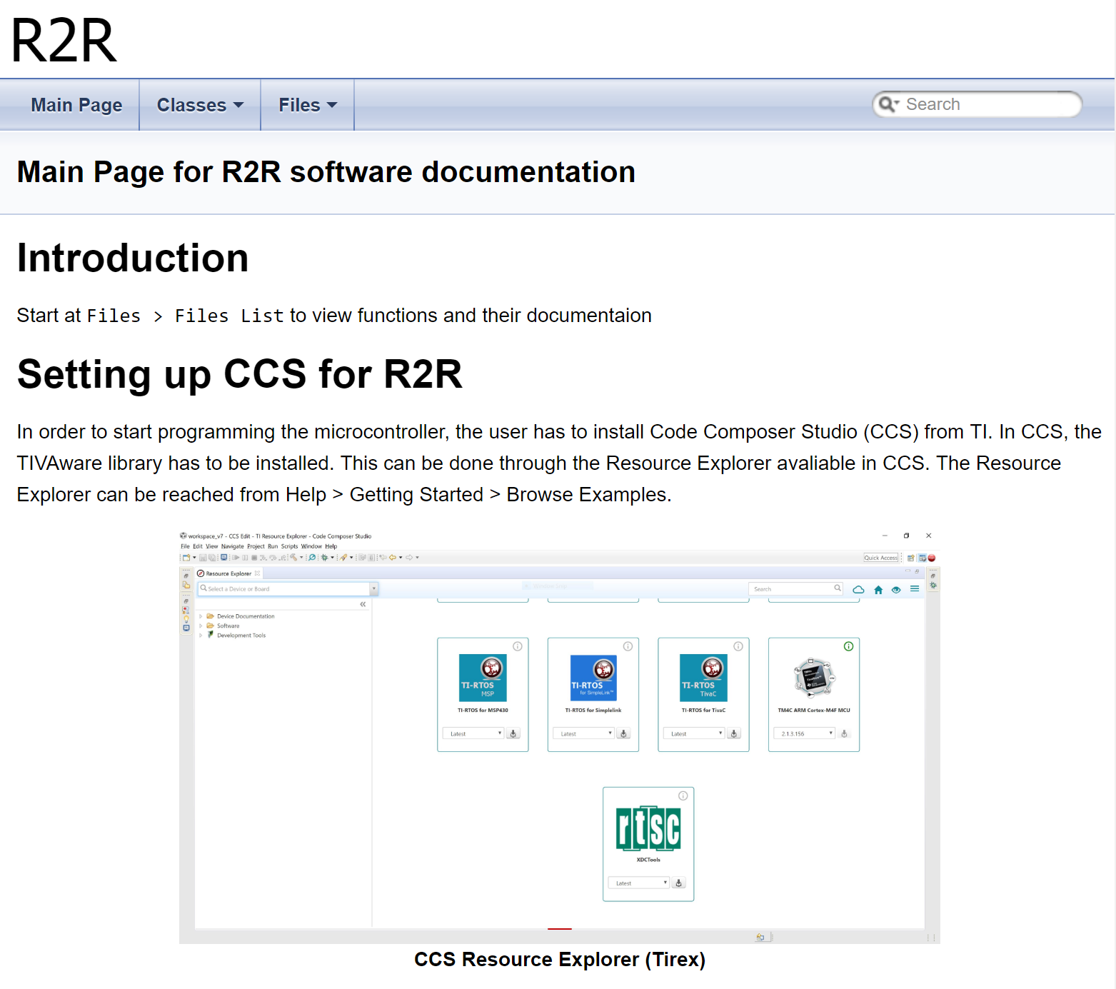 Index page for the R2R project code on r2rproject.github.io