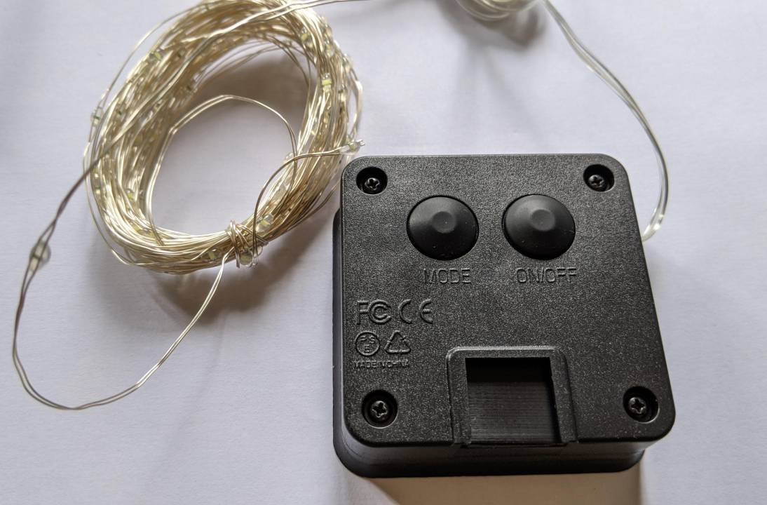 Back of the fairy lights