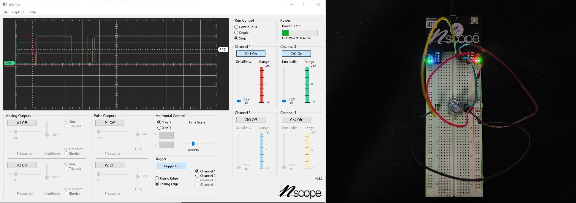 Encoder with the nScope