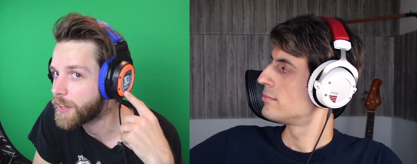 YouTubers YuB and Davie504 with their Custom One Pros